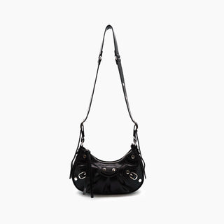 Like Dreams - Bolsa transversal feminina Soleil com tachas em formato de lua