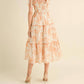&Merci - Sunset Floral Midi Dress