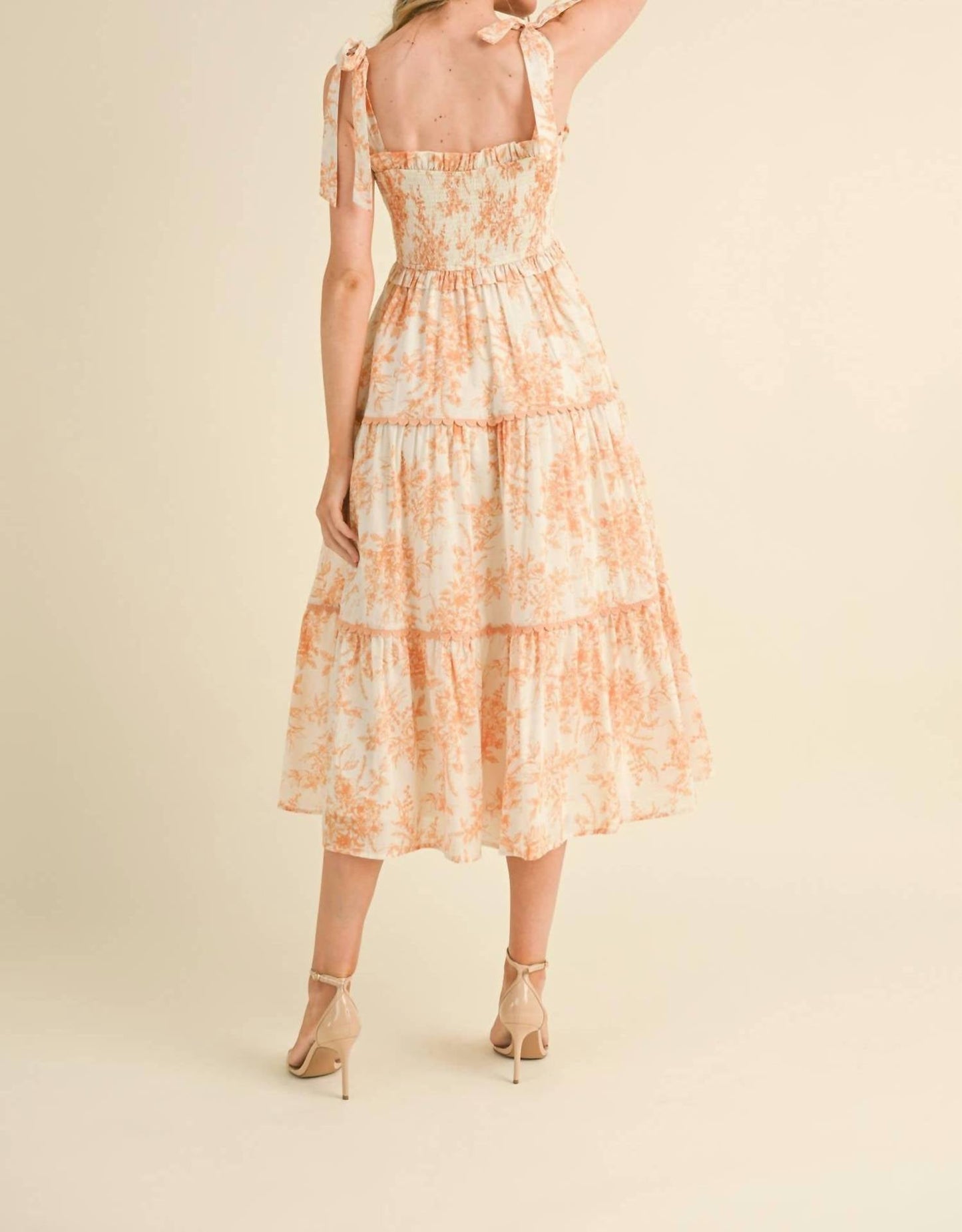 &Merci - Sunset Floral Midi Dress