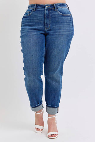 Judy Blue - Calça Jeans Boyfriend Cintura Média