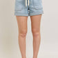 Judy Blue - High Waist Cuffed Jogger Denim Short