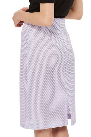 Topshop - Saia lápis com zíper frontal em malha Airtex