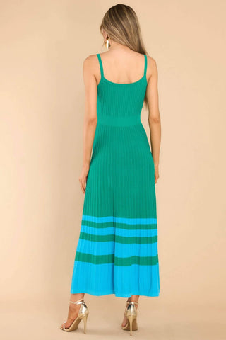 Entro - Ribbed Knit Maxi Dress