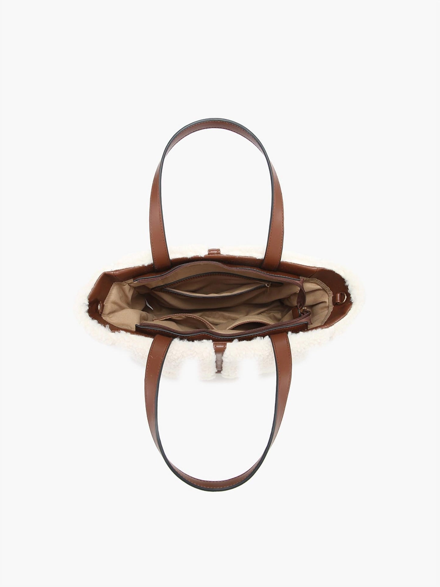 Jen & Co. - Women's Marlene Luxe Sherpa Tote Bag