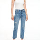 Pistola - Charlie High Rise Ankle Cut Raw Hem Denim Jeans