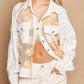 Pol - Flower Detail Button Down Top