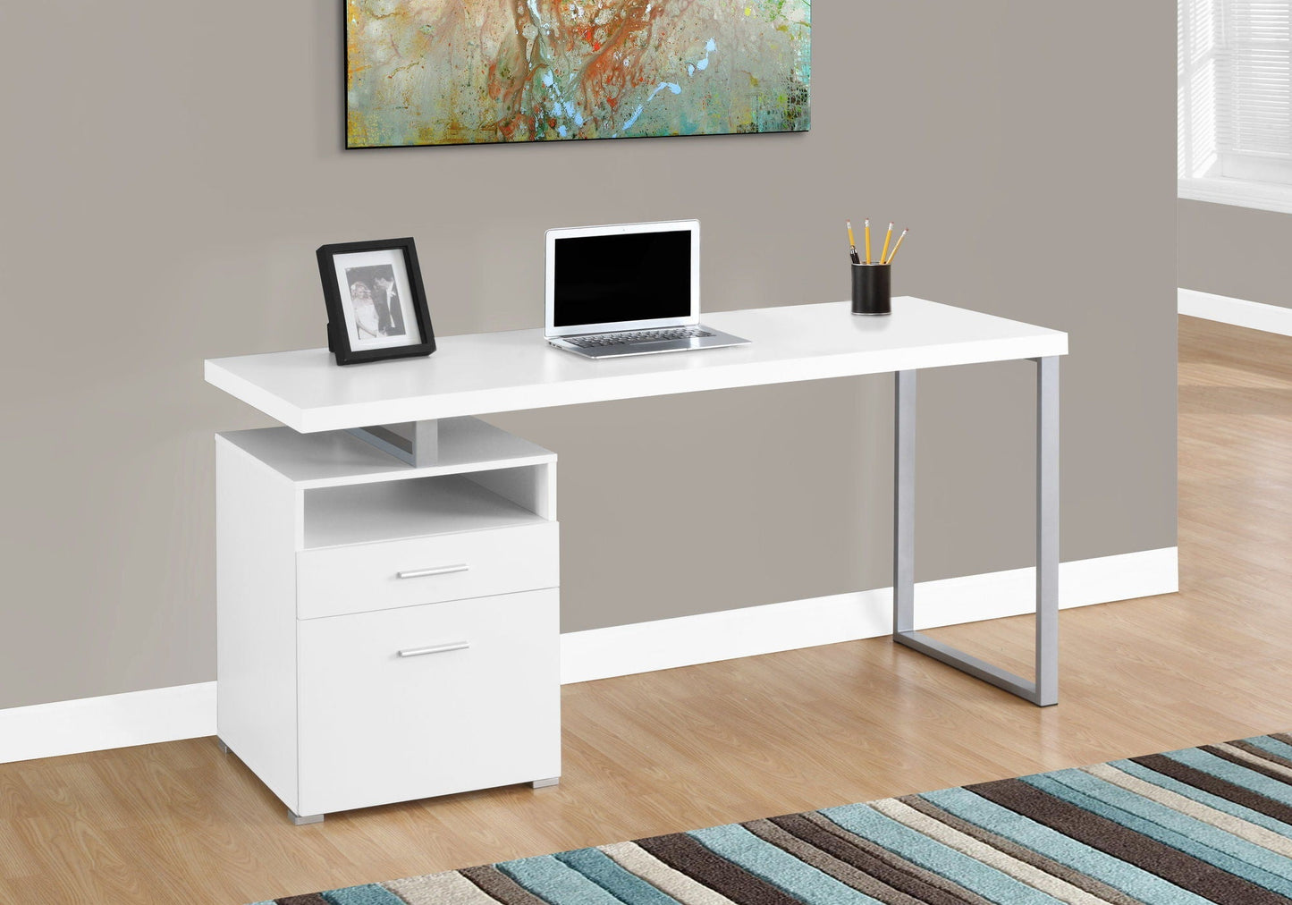 Computer Desk for Home Office with Storage Drawers