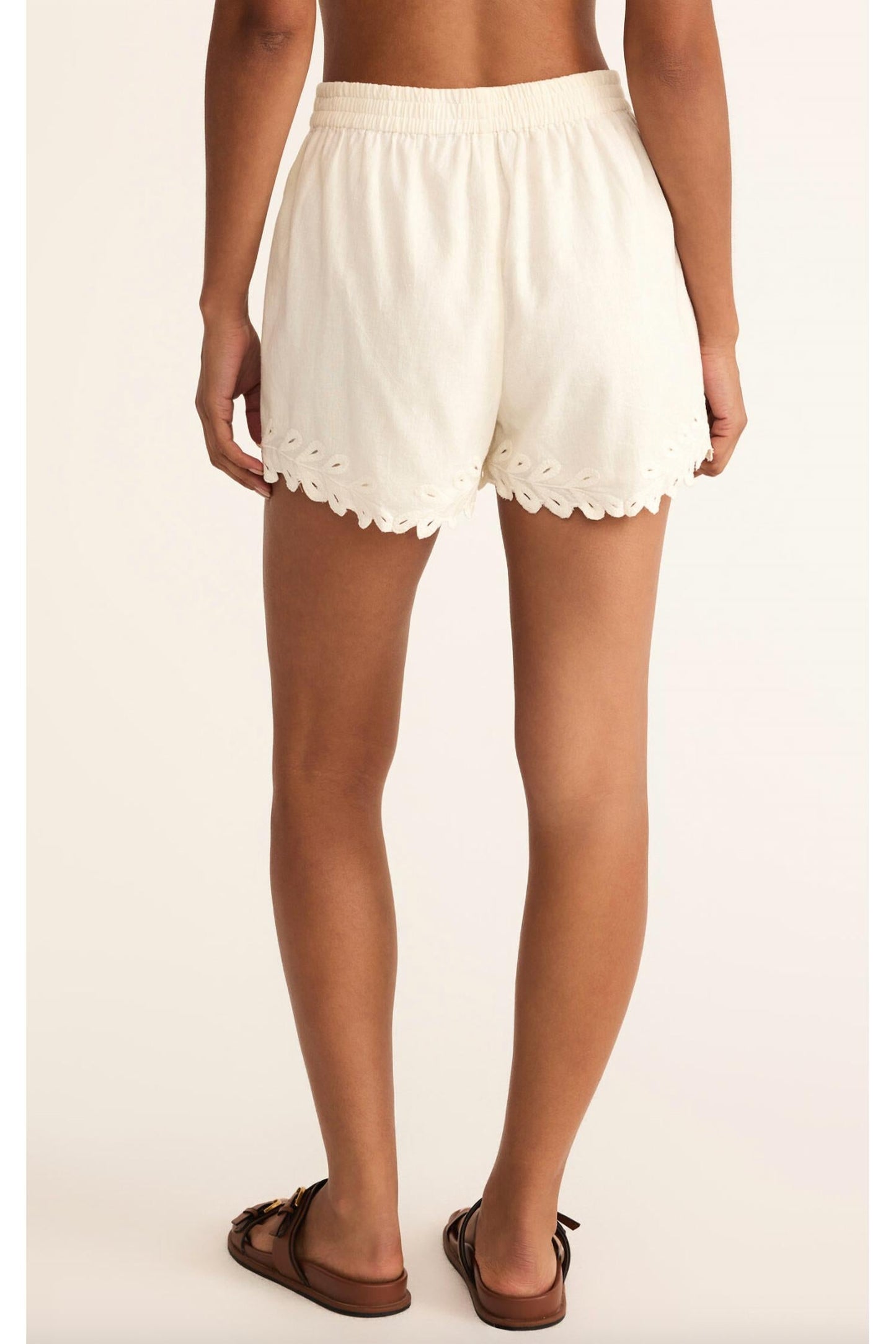 Z Supply - Pesaro Embroidered Linen Short