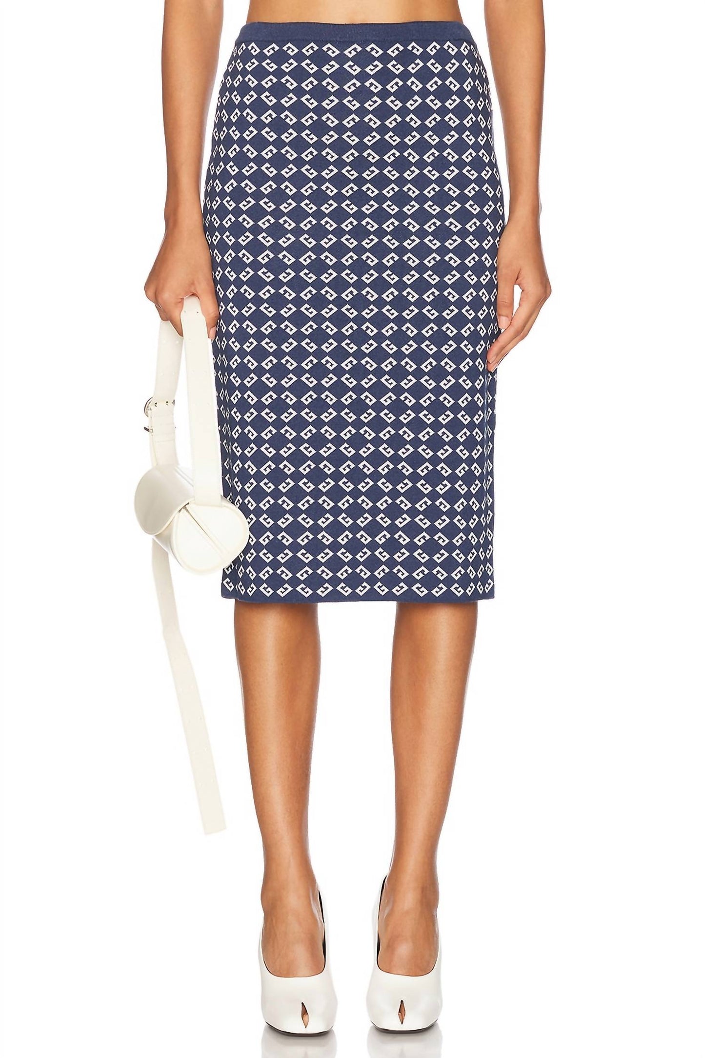 Givenchy - High Waisted Midi Skirt