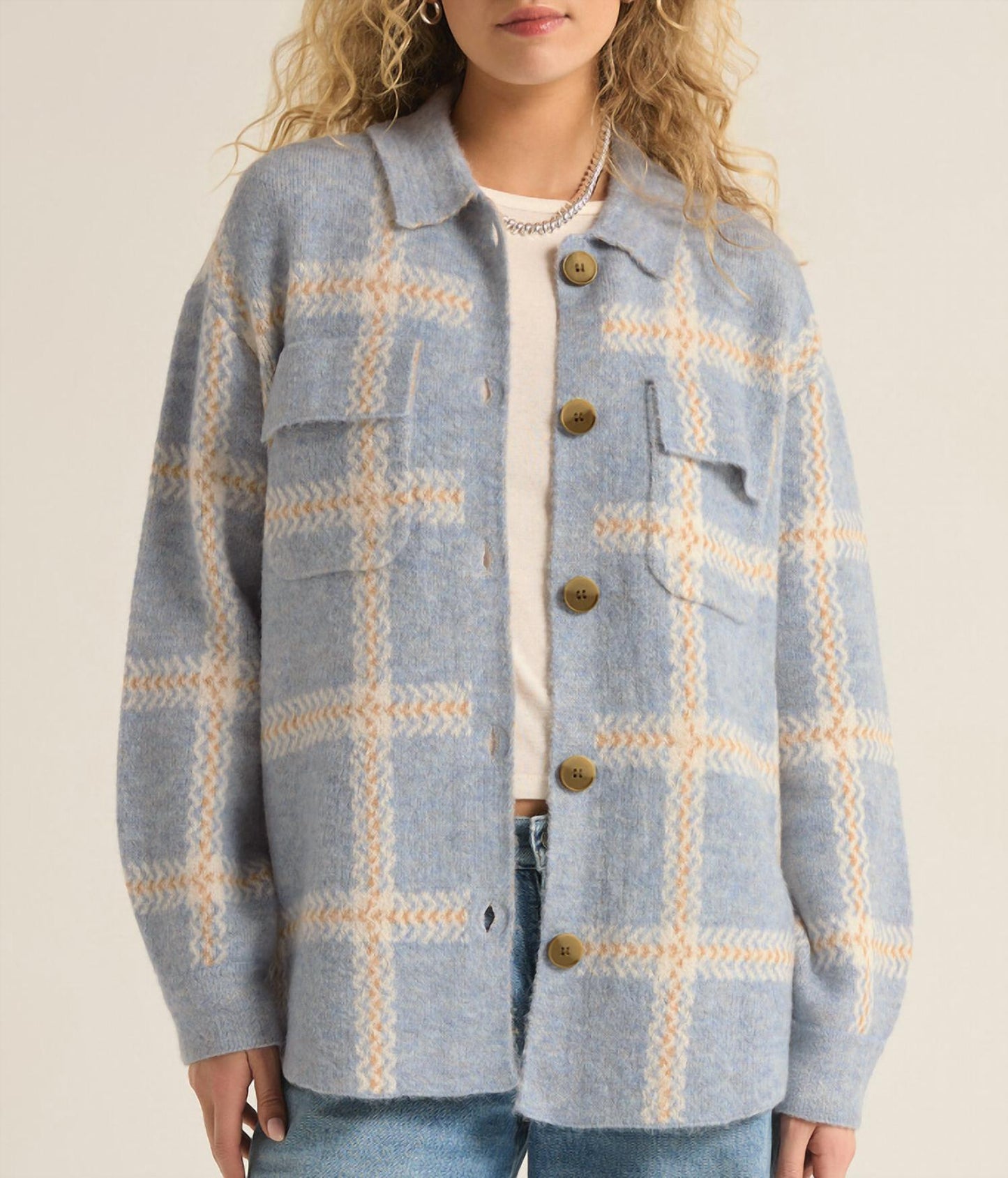 Z Supply - Tyler Plaid Sweater Jacket
