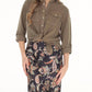 Paparazzi - Tencel Slub Snap Front Long Sleeve Shirt