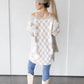 Anniewear - Shaina Checkered Open Cardigan