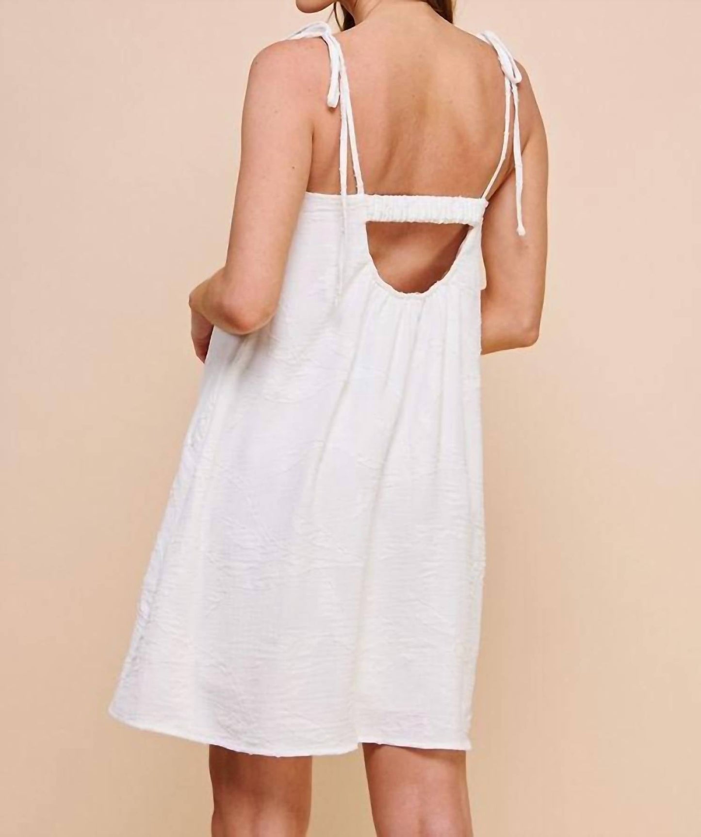 Allie Rose - Cami Dress With Cut Out Back