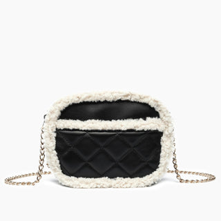 Like Dreams - Bolsa transversal feminina Pumpkin Patch Vegan Sherpa