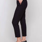 Charlie B - Crepe Pull-on Cropped Pants