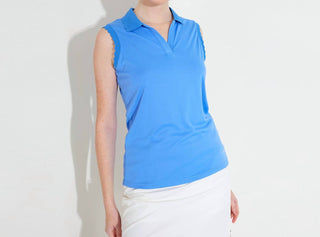 Abacus Sportswear Us - Victoria Drycool Sleeveless Golf Polo