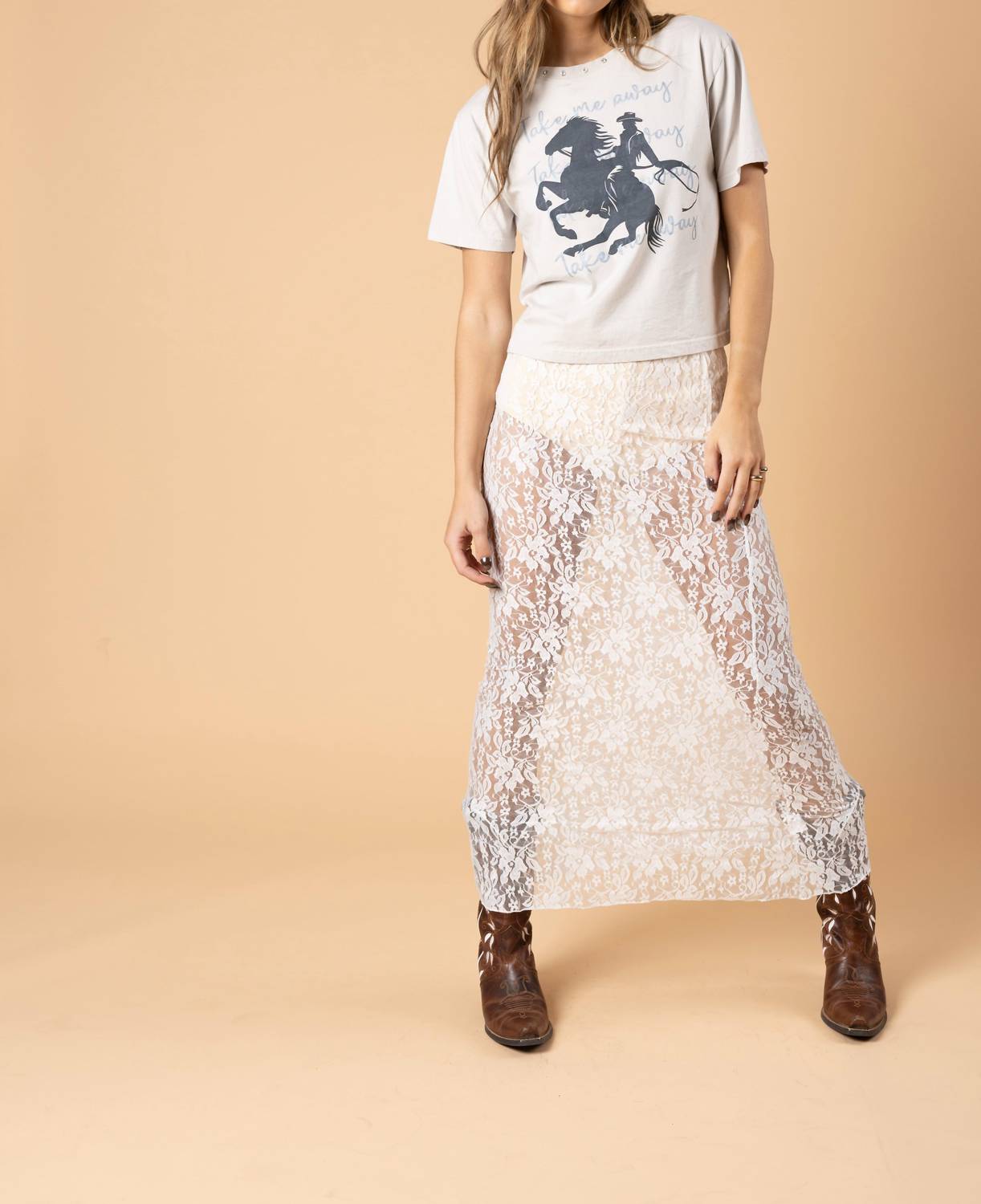 All Us - Take Me Away Wide Cropped Tee