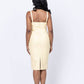 Amanda Uprichard - Sorvette V-neck Midi Dress