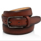 Cinto de couro masculino Park Ave marrom tamanho 36