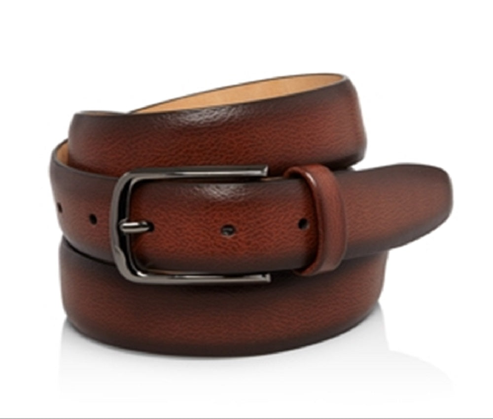 Cinto de couro masculino Park Ave marrom tamanho 36