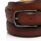 Cinto de couro masculino Park Ave marrom tamanho 36