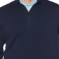 PGA TOUR Suéter Masculino com Zíper de 1/4 de Gola Alta, Azul, Tamanho Médio