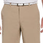 Shorts de golfe texturizados horizontais com frente plana e elástico de desempenho masculino PGA Tour, marrom, tamanho 34