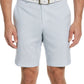 Shorts de golfe xadrez elástico masculino PGA Tour, branco, tamanho 40