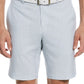 Shorts de golfe xadrez elástico masculino PGA Tour, branco, tamanho 40