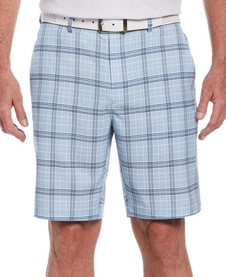 Shorts xadrez masculino PGA Tour azul tamanho 30