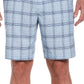 Shorts xadrez masculino PGA Tour azul tamanho 36