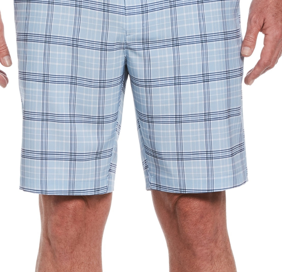 Shorts xadrez masculino PGA Tour azul tamanho 36