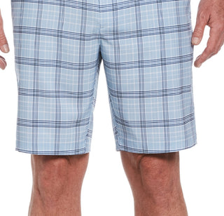 Shorts xadrez masculino PGA Tour azul tamanho 36