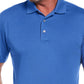 Polo de golfe Airflux masculino PGA Tour azul tamanho médio