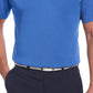 Polo de golfe Airflux masculino PGA Tour azul tamanho médio