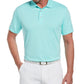 Camisa polo de golfe Airflux masculina PGA Tour azul tamanho pequeno