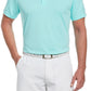 Camisa polo de golfe Airflux masculina PGA Tour azul tamanho pequeno