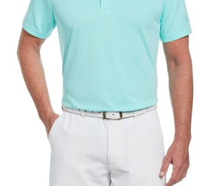 Camisa polo de golfe Airflux masculina PGA Tour azul tamanho pequeno