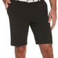 Shorts de golfe masculinos elásticos com frente plana, tamanho 44, pretos, PGA Tour