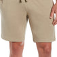 Cubavera Shorts Masculino Solid Double Knit com 9 Cordões Bege Tamanho X-G