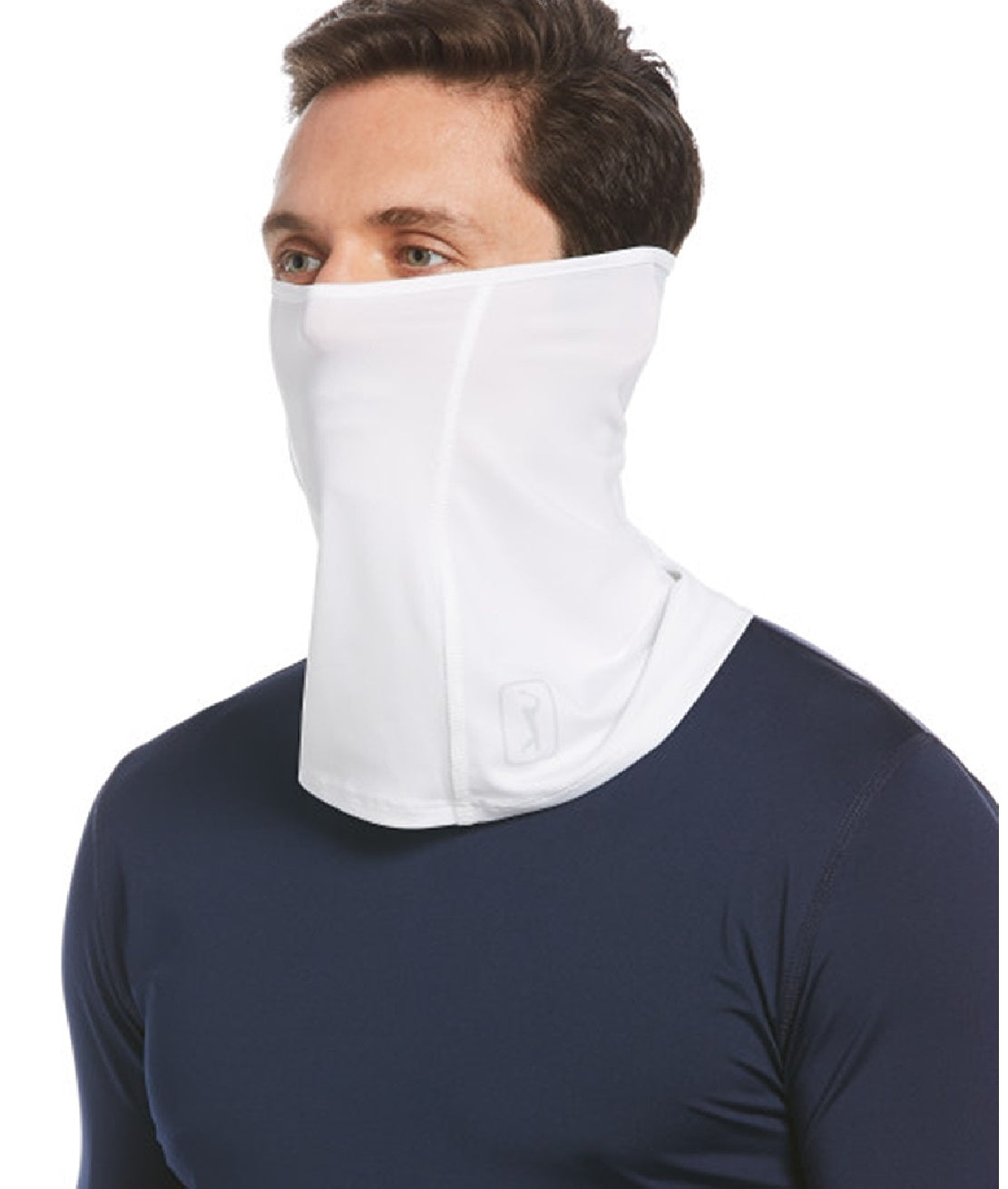 Polaina PGA Tour UPF 50 Solar Block Masculina Branca Tamanho P