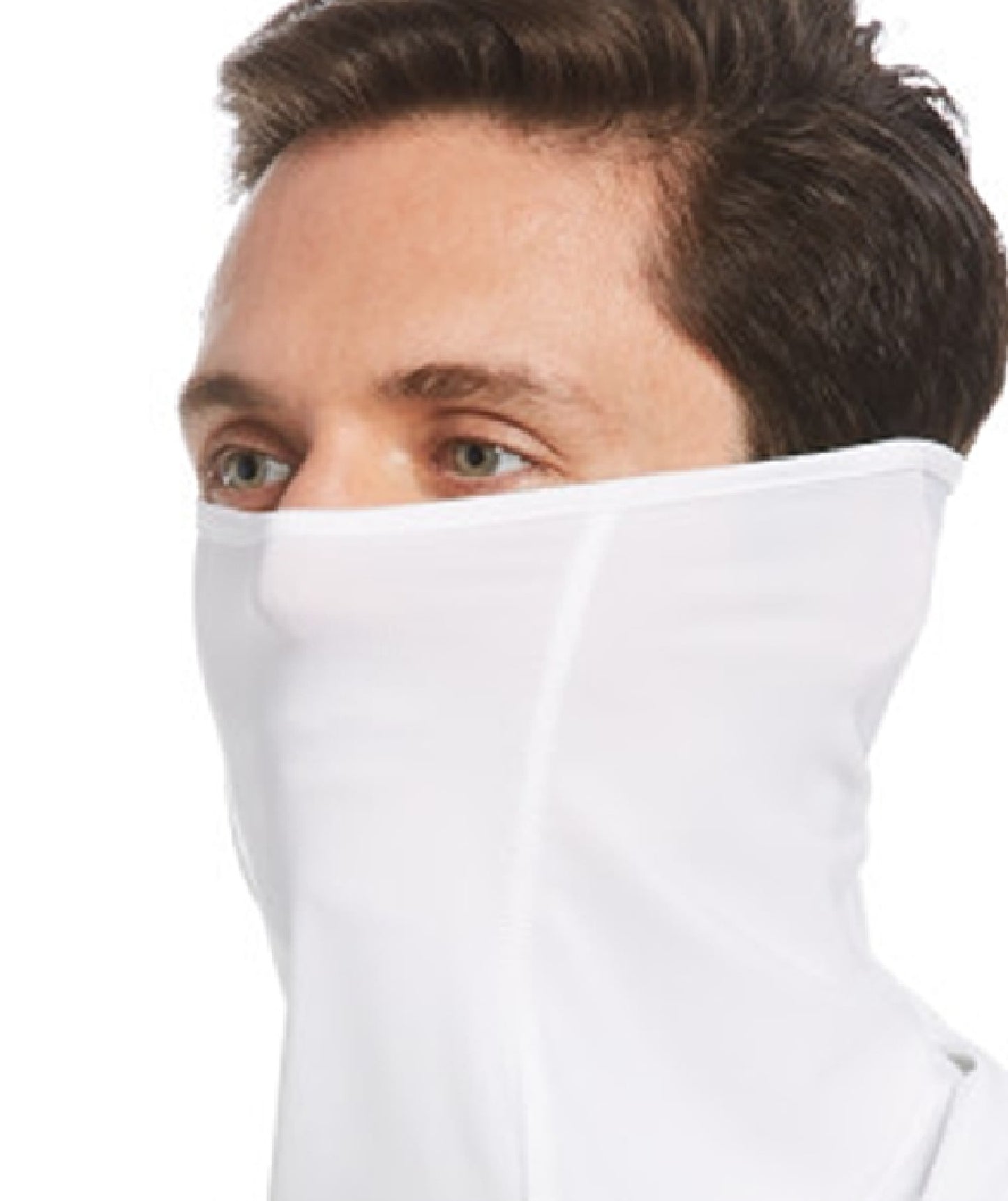 Polaina PGA Tour UPF 50 Solar Block Masculina Branca Tamanho P