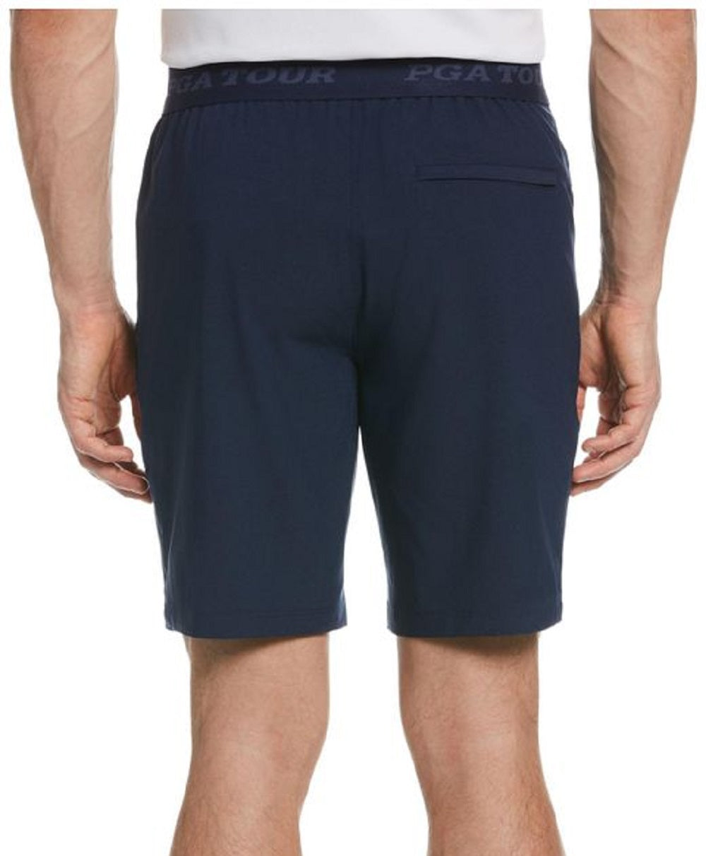 Shorts de golfe masculino PGA TOUR azul tamanho médio