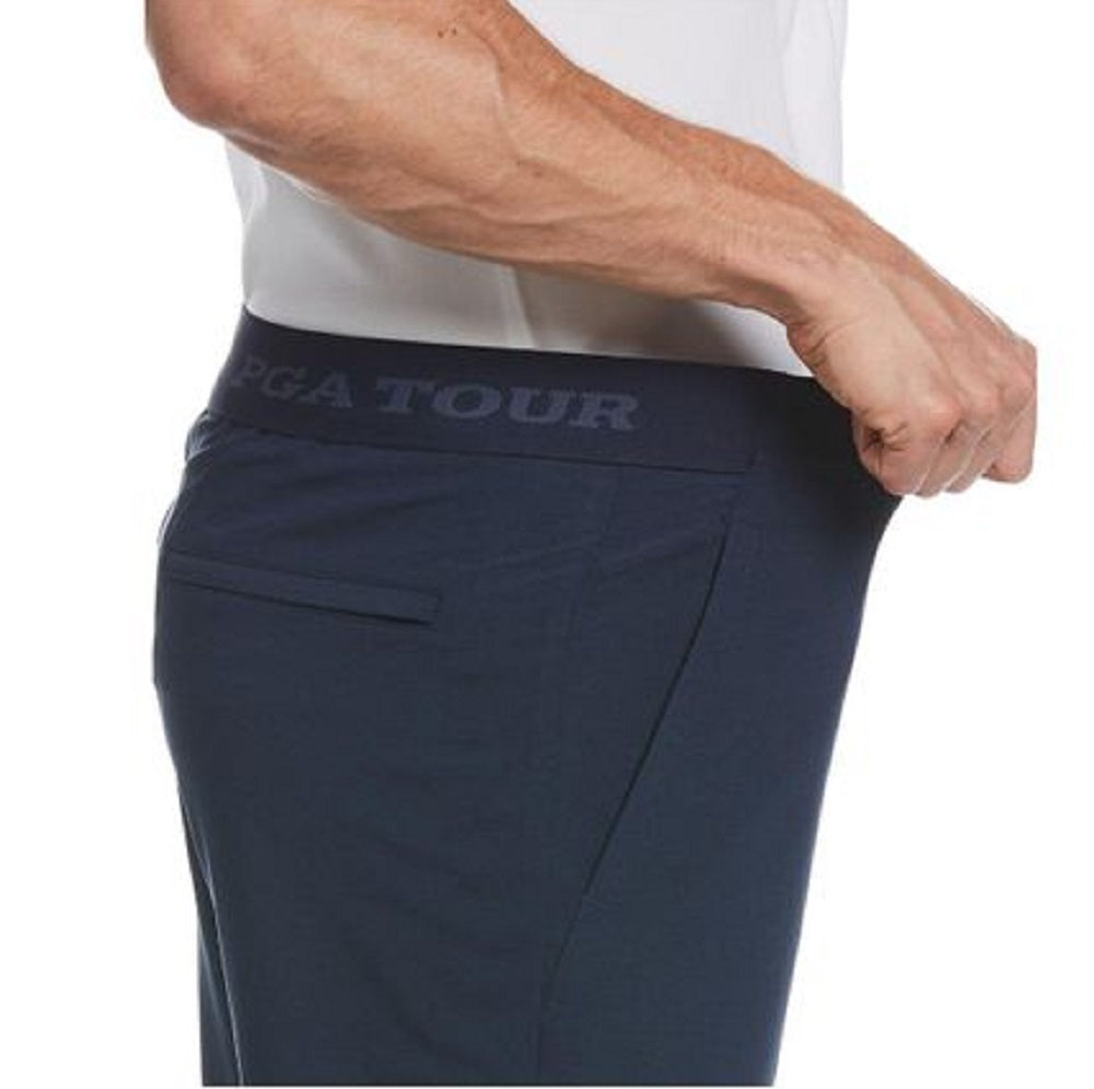 Shorts de golfe masculino PGA TOUR azul tamanho médio