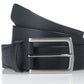Cinto casual de couro masculino Perry Ellis, preto, tamanho 30