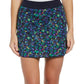 PGA Tour Saia-calça de golfe feminina com estampa floral azul tamanho XX-G