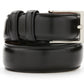 Cinto de couro masculino Perry Ellis, preto, tamanho 34