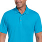 Camisa polo masculina Airflux do PGA Tour, azul, tamanho extragrande