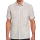 Camisa Guayabera Bordada Pregueada Masculina Cubavera Branca Tamanho Grande