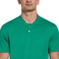 Camisa polo masculina com gola alta do PGA Tour, verde, tamanho pequeno